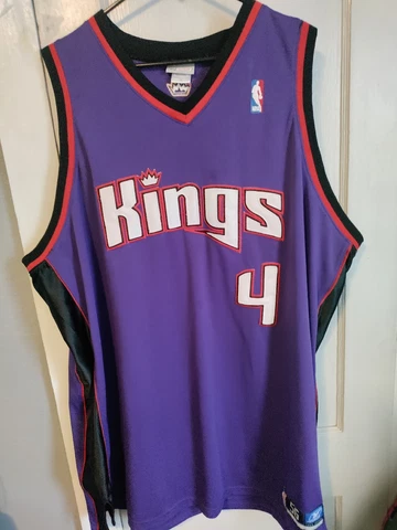 Vintage Reebok Sacramento Kings Jersey Stitched Chris Webber Men's Size 56 Cover