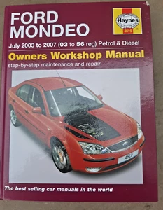 Ford Mondeo Petrol & Diesel (July 03 - 07) Haynes Repair Manual (Hardback) - Picture 1 of 3
