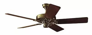 Ventilatore da soffitto Hunter Classic originale 132 cm ottone 24883 interruttore a levetta by Vam - Foto 1 di 1