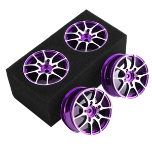 Alloy Machined 10 Spoke Wheel Set (4) for 1/10 Drift and Touring W=26mm - Picture 1 of 1