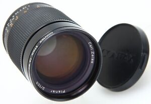Contax Planar 100mm f2 T* mf prime lens for RTS Yashica bokeh 393845
