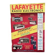 1964 Lafayette Radio WINTER Catalog Sales Flyer Electronics Bulletin RARE Mailer