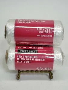 Everbilt #18 X 325 Ft. White Twisted Mason Line -( 2-Packs ) - Picture 1 of 6