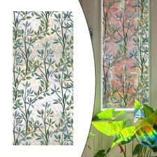 Stylish Retro Green Plant Sticker for Wall Decoration PVC Transparent Film