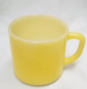 Vintage Federal Yellow Coffee Mug Cup Heat Proof "F" D handle 1950s - Picture 1 of 7