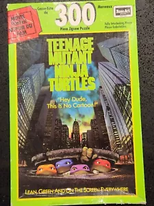 1990 Puzzle Teenage Mutant Ninja Turtles The Movie Roseart Jigsaw Puzzle 300 Pce - Picture 1 of 5