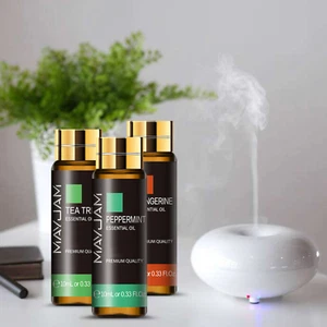 Aceites esenciales puros aromaterapia 10 ml, pachulí, romero, madera de cedro, albahaca - Imagen 1 de 17
