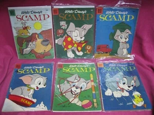 Scamp Lot of 6 Dell Comic Books S70 - Picture 1 of 4