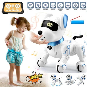 Remote Control Robot Dog Toy for Kids with Voice Walking/Dancing/Interactive - Picture 1 of 21