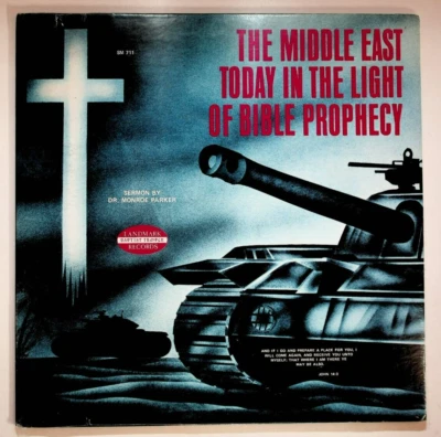 The Middle East Today In Light Of Bible Prophecy Sermon Vinyl LP Record SEALED Foto 1 de 2