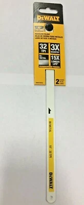 DeWalt DWHT20550 10 pulgadas Hojas de sierra de calar bimetálicas 32 TPI 2 paquetes Foto 1 de 2
