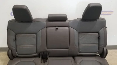 21 GMC SIERRA DENALI 1500 REAR SEAT ASSEMBLY BROWN GRAY LEATHER CREW CAB - Изображение 1 из 4