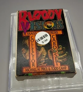BLOODY VISIONS 2 MASS MURDERERS SERIAL KILLERS TRADING CARDS 36 Card Set - Picture 1 of 4