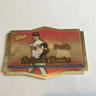 2004 Fleer Authentix Ballpark Classics Greg Maddux #9BC HOF - Image 1 of 2