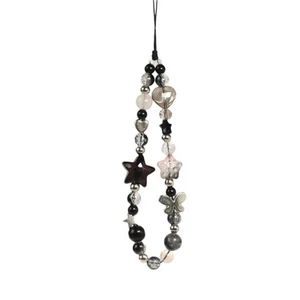 Acrylic Beaded Chain Mobile Phone Jewelry Pendant Drop-resistant Strap Antilost - Zdjęcie 1 z 8