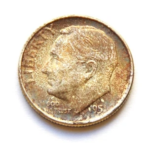 1951 'S' Roosevelt Silber Groschen Münze (UNC.) - Bild 1 von 8