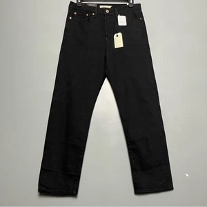 NWT Levi's Wedgie Straight High Rise Black Jeans Women's Size 28 - Picture 1 of 12