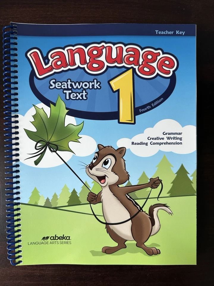Abeka Language 1 Seatwork Text Teacher Key - Fourth Edition 2015 - Image 1 of 1
