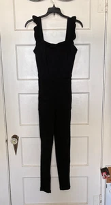 Mele E Pere eleganter schwarzer Jumpsuit Gr. S - Bild 1 von 7
