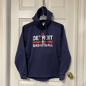 Detroit Pistons NBA Adidas Pullover Hoodie Sweatshirt Navy Blau Herren M - Bild 1 von 6