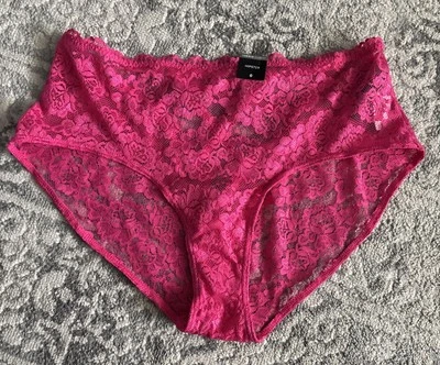 PARGAS HIPSTER TORRID Rosa ENCAJE CON TIRAS ESPALDA Mujer’s Talla 0 NUEVAS NUEVAS CON ETIQUETAS ENVÍO GRATUITO Foto 1 de 4