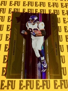 Leaf Rookies & Stars 2005 Michael Bennett #ed 75/199 Wisconsin Badgers Vikings - Imagen 1 de 1