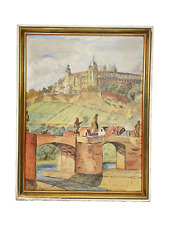 Gemälde "Marienburg 1989 Acryl auf Pappe ca 40x31cm Acrylbild #3055