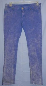 GW - Junior Denim Skinny Jeans from City Streets - Purple Wash- Sz 9 - Picture 1 of 1