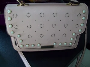 Handtasche mit Perlen - Bild 1 von 3