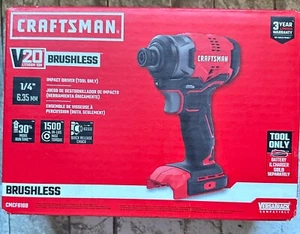 Craftsman CMCF810B Avvitatore a percussione 1/4" V20 brushless (solo utensile - senza batteria) - Foto 1 di 5