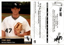Tim Day 2005 Grandstand Bristol White Sox #32 RC Card *AutographDen*