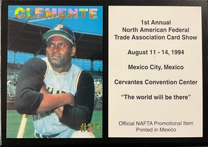 TARJETA DE BÉISBOL ROBERTO CLEMENTE PITTSBURGH PIRATAS BOLA EXTRAÑA - Imagen 1 de 1