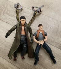 Spider-Man 2002 Movie Action Figures Doc Ock And Peter Parker