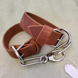 schwere LEDER UND KETTE PFERD HUMPEL - Bild 1 von 5