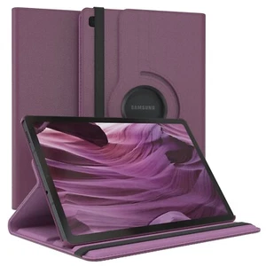 Rotating Case For Samsung Galaxy Tab S10 S9 S8 S7 S6 S3 S2 A 10.1 A7 Lite A8 A9 - Picture 1 of 14