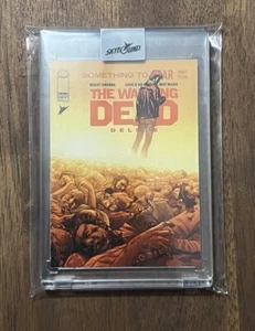 THE WALKING DEAD Skybound Slabs #100 Deluxe Charlie Adlard Signed LTD 25 Cards! - Picture 1 of 2