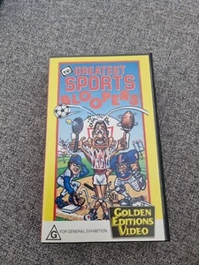Rare VHS Mediacast TV Greatest Sports Bloopers (60 Min) 1990 Bobby Kelton - Picture 1 of 4