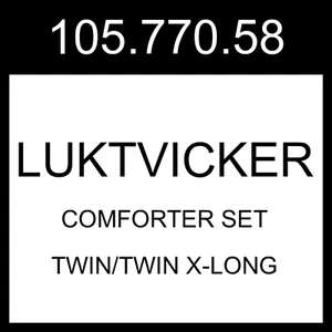 IKEA LUKTVICKER Comforter Set Green Twin/Twin X-long 105.770.58 - Picture 1 of 1