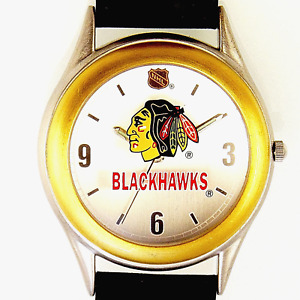 Blackhawks Hockey Fossil 3-D Look Watch New Unworn Limited Edition XX/15,000 $75