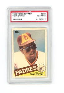 1985 Topps Tiffany Tony Gwynn #660 PSA 8 NM-MT HOF San Diego Padres - Picture 1 of 2