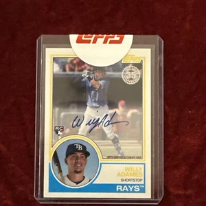 Actualización Topps 2018 1983 Topps Design Auto Willy Adames #83A-WA Rookie Auto RC - Imagen 1 de 2