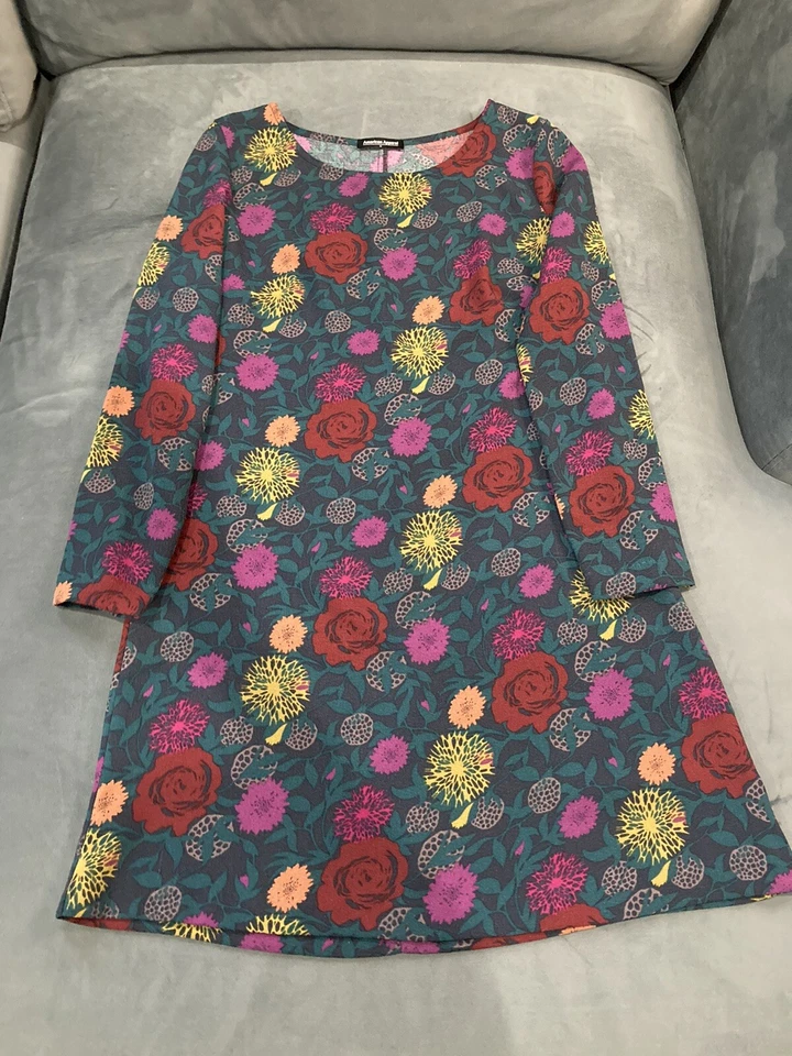 American Apparel Novedad Boho Hippie Estampado Floral Vestido Talla Mediana Foto 1 de 3