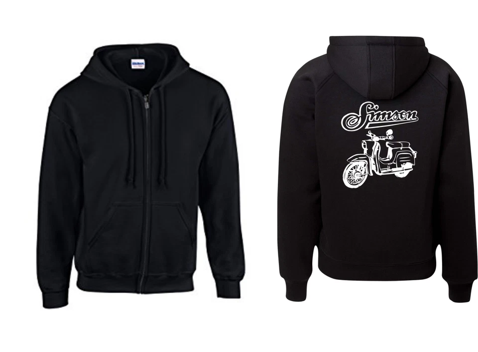 Kapuzenjacke - Simson + Schwalbe ( Sprüche / Lustig / Fun / Spaß ) - Bild 1 von 1