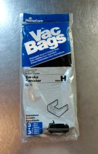 Home Care EUREKA CANISTER/Style H #16 VACUUM BAGS & FILTERS 3 Bags + 3 Filters - Picture 1 of 1