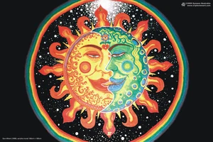 Poster UV Schwarzlicht Fluo Leuchten Im Dunkeln Psychedelische Kunst Psy Goa - Picture 1 of 3