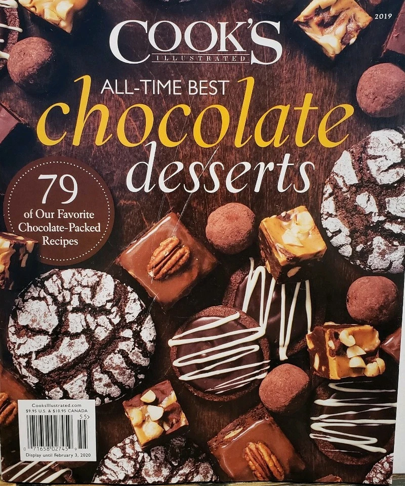Cooks Illustrated All Time Best Chocolate Desserts 2019 FREE SHIPPING CB - Image 1 of 1