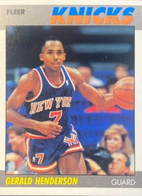 1987 Fleer #50 Gerald Henderson - Image 1 of 2