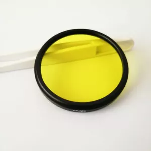 Various sizes 490nm Longpass Filter Yellow Optical Glass JB490 GG495 - Picture 1 of 29
