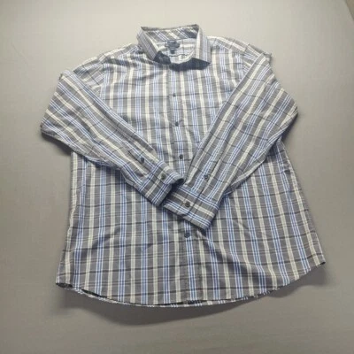 Camisa de vestir para hombre Gap multicolor talla extra grande 17-17 1/2 calce ajustado sin planchar Foto 1 de 4