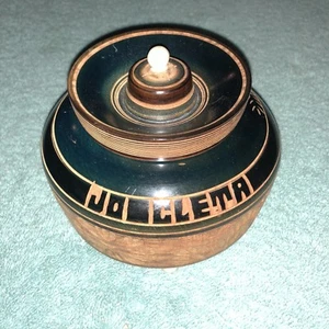 Vintage Hand Made In Mexico Wooden Bowl Nice! - Picture 1 of 12